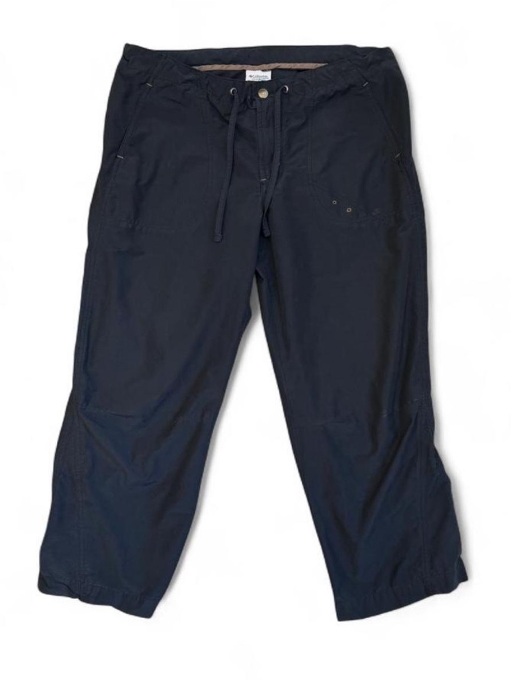 Columbia Women's Black Capri Crop Hiking Pants Lightweight - Size Medium